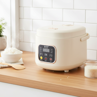Cuiseur à riz électrique intelligent numérique portable Trancre 3L avec cuillère doseuse en plastique pour usage domestique et hôtelier