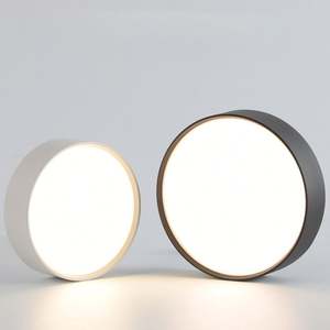 Plafonnier LED rond à double alimentation intérieure 2025, capteur Tri-cct Dali, dimmable, maison intelligente, 160LM/W, UGR<<span class=keywords><strong>19</strong></span>, plafonnier LED rond - Product Image 3