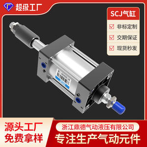 Cilindros Neumáticos Compactos de Alto Empuje con Diseño Personalizado, Modelos 32/40/50S, Carrera Ajustable, Núcleos Magnéticos, Gama Completa - Product Image 3