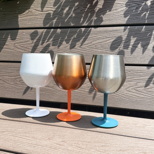 Nuovo Arrivo 2026: Bicchiere Refrigerante in Acciaio Inossidabile 304 con Parti in Plastica Rimovibili, Bicchiere Alto da Bar di Qualità Premium, Bicchiere da Vino Rosso - Product Image 6