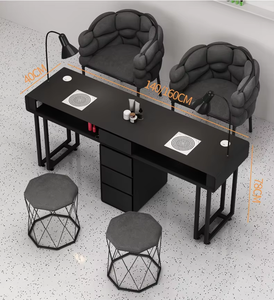 Mesa <span class=keywords><strong>de</strong></span> Manicura Moderna para Salón, Silla para Mesa Comercial <span class=keywords><strong>de</strong></span> <span class=keywords><strong>Uñas</strong></span>, Mesa para <span class=keywords><strong>Esteticista</strong></span> <span class=keywords><strong>de</strong></span> <span class=keywords><strong>Uñas</strong></span> - Product Image 3