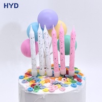 Adornos de Pastel en Espiral Coloridos 2026, Mini Palitos con Purpurina Ecológicos Hechos a Mano para Graduación, Pascua, Año Nuevo y Fiestas