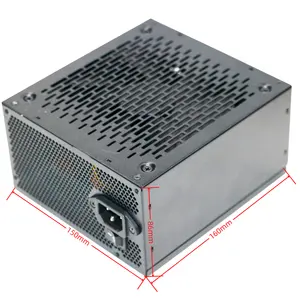 80Plus + Gold 650W ATX 3.0 Alimentation modulaire 650W pour ordinateur de bureau et serveur 650W Alimentation PSU en stock