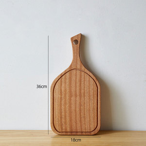 OEM bán buôn nhà máy tùy chỉnh nhà bếp trống dày thớt gỗ khối gỗ tre keo đen Walnut thớt - Product Image 6