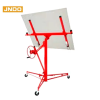 Lève-plaque de plâtre robuste de 70 kg et 3,4 m sur roues, élévateur de panneaux de cloison sèche de qualité supérieure pour la manutention professionnelle sur chantier