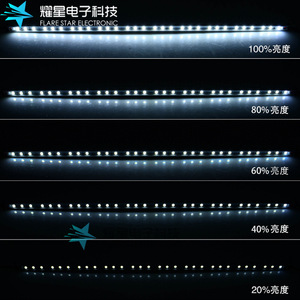 Flare Star Electronic <b>Led</b> Camping <b>Light</b> <b>Bar</b> 510Mm White 4Pcs With Switch Control For Outdoor Tent Use - Product Image 2