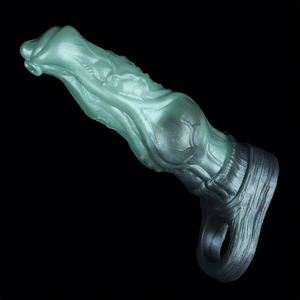 Funda para Pene YC-2502 Monster, Funda para Pene con Anillo, Extensor de Pene de Silicona Elástica Reutilizable, Mejora Masculina - Product Image 4
