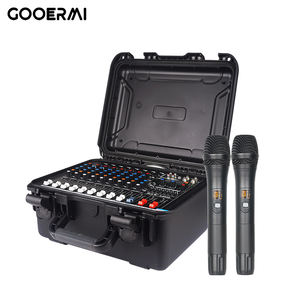 Mezclador de audio profesional para DJ, caja mezcladora de 8 canales con amplificador de <span class=keywords><strong>vuelo</strong></span>, juego de audio de potencia integrado para escenario al aire libre - Product Image 1