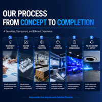 Optimisation du son du centre multimédia, solution acoustique tout-en-un, service de fourniture de matériaux, panneaux muraux pour studio de diffusion, gestion de l'écho