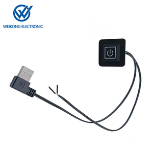 Силиконовый переключатель контроля температуры силиконовая кнопка с USB-C гнездовым разъемом для подушки с подогревом - Product Image 6