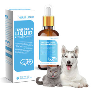 Prix usine Supplément nutritionnel pour animaux de compagnie Gouttes liquides pour chats et chiens Tear Stain Support Santé des yeux et du système immunitaire Vitamines - Product Image 1