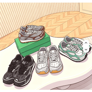 Nouvelles baskets tendance 2026 pour hommes et femmes – Chaussures lumineuses à lacets, de haute qualité, style bout souple, par des designers renommés - Product Image 1