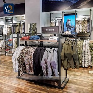 ชั้นวางโชว์เสื้อผ้าตามสั่ง<span class=keywords><strong>เสื้อ</strong></span>ยืดและ<span class=keywords><strong>แจ็</strong></span>กเก็<span class=keywords><strong>ต</strong></span>ร้านอินเทรนด์เฟอร์นิเจอร์<span class=keywords><strong>ร้าน</strong></span><span class=keywords><strong>เสื้อ</strong></span>ผ้าสมัยใหม่ - Product Image 2