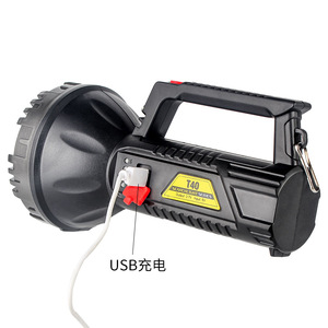 ไฟฉาย LED แบบพกพา 18 ซม. ชาร์จไฟได้ด้วย USB สำหรับใช้งานกลางแจ้ง - Product Image 2