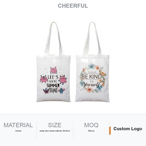 12oz Canvas Shopping Tote <b>Bag</b> Custom Logo Promotional Corporate <b>Gift</b> - Product Image 1