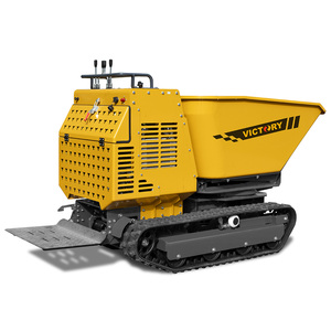 Buatan Cina VICTORY konstruksi pertanian rotasi kecil Mini Dumper Crawler Dumper lumpur kereta beton Dump Track - Product Image 2