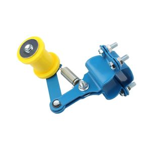 Tendeur de chaîne de moto universel, réglage automatique, noir avec rouleau jaune pour mise à niveau et modernisation - Product Image 3
