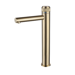 <span class=keywords><strong>AMAXO</strong></span> — mitigeur de lavabo à bouton poussoir, robinet en or brossé pour salle de bains, nouveau Design - Product Image 4