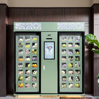 Distributeur automatique de fleurs sans pilote intelligent haut de gamme d'AIT Mall Armoire à grille de fleurs à écran tactile