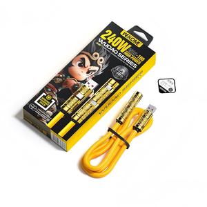 Cavo di Ricarica Rapida 4 <span class=keywords><strong>in</strong></span> 1 Tipo <span class=keywords><strong>C</strong></span> da 240W, Alta Potenza fino a 240W, Ricarica Veloce per Telefoni Cellulari, Laptop e Tablet, Stabile - Product Image 3