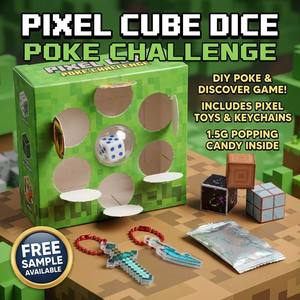 Caramelos Explosivos de 1.5g con Bloques de Píxeles, Caja Sorpresa con Juguetes de Caramelos, Juego de Caja Sorpresa para Niños con Bloques de Construcción para Bolsas de Regalo - Product Image 4