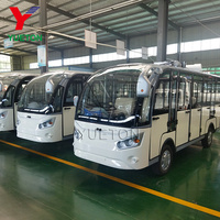 Voiture électrique touristique, bus de tourisme à batterie pour campus