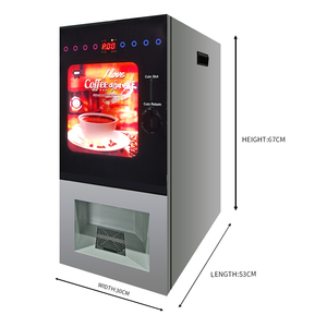 Espressomaschine professionnel chaud entièrement automatique distributeur automatique de café <span class=keywords><strong>Machine</strong></span> à café automatique commerciale à jetons - Product Image 5