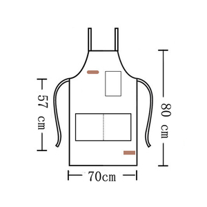 Vente en gros Tablier personnalisé très résistant Tablier de cuisine maquilleurs Poterie Tablier en toile de coton - Product Image 2