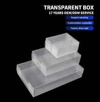 Boîte en plastique transparente personnalisée en PET, style tiroir, emballage transparent pour le rangement de bijoux, organisateur, présentoir de vente au détail