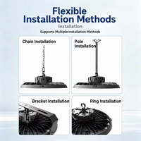 Lampe industrielle Rayluxtech UFO étanche pour l'exploitation minière et l'atelier, garantie 2 ans, échantillon gratuit, OEM/ODM