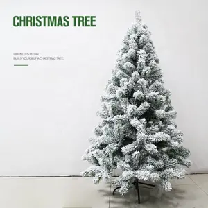Noel malzemeleri çoklu boyutları beyaz akçaağaç ağaç yapay kar yağışı noel ağacı