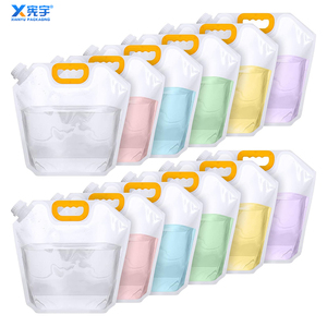 Pochette souple personnalisée à grande capacité avec poignée et bec verseur pour bière, céréales, haricots, liquide <span class=keywords><strong>de</strong></span> lavage - Product Image 3
