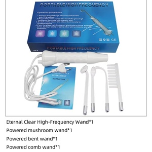 Professional Facial Beauty Tools Portable High Frequency Facial Wand Machine With 4 Tube Home Use - Product Image 5
