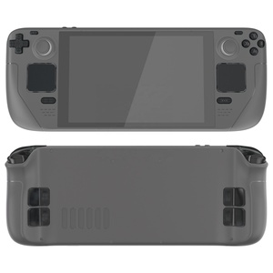 Botones de Repuesto Transparentes Negros de Plástico EXtremeRate para Consola Steam Deck LCD - Product Image 1