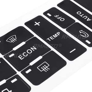 Kit de Reparación de Botones de Aire Acondicionado para Audi A2/A3 8L, Adhesivos para Reparar Botones de Control de Aire Acondicionado de Automóviles, Adhesivos para Reparar Botones Desgastados y Fechos - Product Image 5