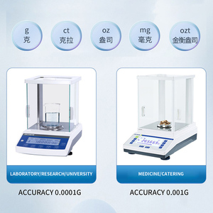 <span class=keywords><strong>Balance</strong></span> analytique de laboratoire de précision <span class=keywords><strong>Balance</strong></span> électronique de haute qualité avec une précision de <span class=keywords><strong>0.001g</strong></span> et une interface conviviale pour le laboratoire - Product Image 4