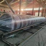 Coussins de Lancement Gonflables Durables ZHH - Noirs, Cylindriques, en Caoutchouc Anti-Abrasion, Certifiés ISO, pour Utilisation en Quai de Marina, Longue Durée de Vie