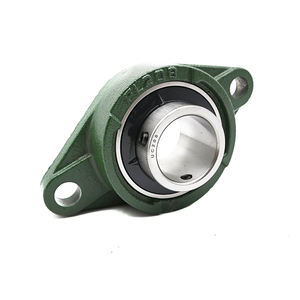 ตลับลูกปืนเม็ดกลมบล็อกหมอนหน่วยตลับลูกปืน2เกลียวตัวเรือนเหล็กหล่อขนาด40มม. UC UCFL 208 <span class=keywords><strong>FL208</strong></span> UC208 UCFL208 - Product Image 1