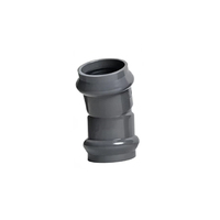 Raccords haute pression en PVC-U avec joint PN10, taille 63-315 mm, résistants aux produits chimiques et à la corrosion, pour systèmes d'alimentation en eau et de drainage