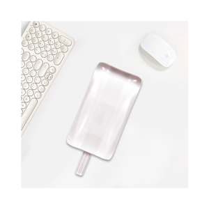 Thăng hoa hình dạng tùy chỉnh rõ ràng Ice Cream Gel bàn phím chuột Pad cổ tay phần còn lại trong suốt Silicone chơi game chuột Pad cho văn phòng - Product Image 1