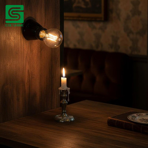 Support de lampe vintage E27 pour plafond ou mur, support de lampe décoratif en céramique - Product Image 1