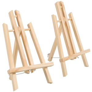 High Quality Portable Folding <b>Wooden</b> <b>Easel</b> for Painting 50CM Stand Canvas High Visibility Small Desktop - Product Image 1