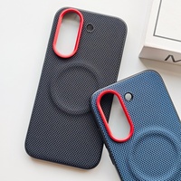 Casing Belakang Kulit Bermotif Nylon Matte Magnetik Bisnis Mewah untuk Xiaomi Redmi Turbo 5 Max / Turbo 5 / Poco X8 Pro Max / Pro