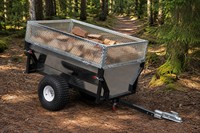 Remorque à benne basculante galvanisée pour ATV, pour le transport agricole, forestier et agricole