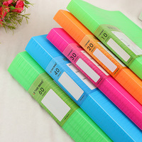 Classeur transparent A4 10 pages couleur bonbon avec rangement multicouche, modèle LTW1610, impression de logo disponible