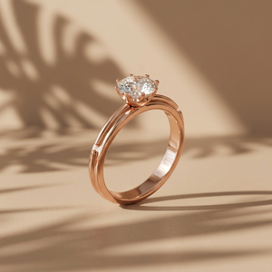Bague de fiançailles pour femme en or massif 14 carats avec diamant rond brillant de 2,0 carats cultivé en laboratoire, bijoux de luxe certifiés IGI, prix de gros - Product Image 2