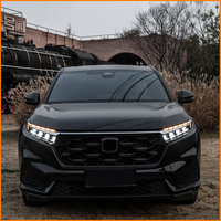 Pour Honda CRV CR-V 2023-2026 Style RS 6ème Génération Phare Avant à Lentille Projecteur LED Quad Beam avec Clignotant Séquentiel DRL