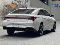 2024 pour Elantra 1.5T DCT Lux Premium Edition Compact sièges en cuir voiture gauche direction toit ouvrant LED phares essence pure