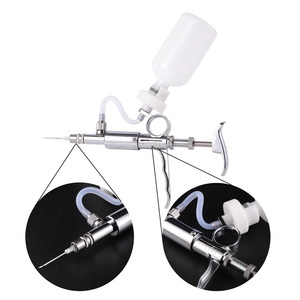 Seringue Vétérinaire Métallique Automatique Continue Multifonction 0,5~5 ml pour Bétail avec Bouteilles - Product Image 3