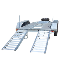 VENTE EXCEPTIONNELLE : Remorque Mini-Excavatrice 8x4 avec Plateforme Élévatrice à Ciseaux pour Chargement d'Excavatrice